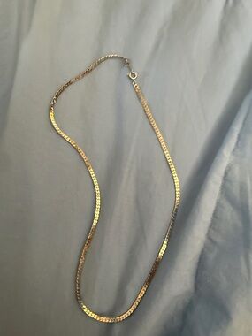 Gold-Tone Women’s Herringbone Necklace